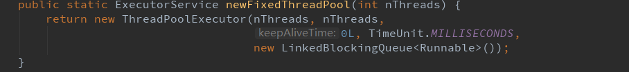 newFixedThreadPool源码