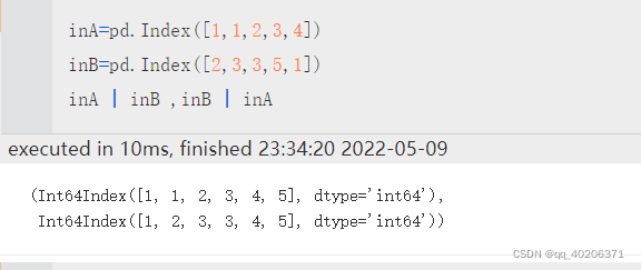 pandas笔记: Index对象_index does not support mutable operations-CSDN博客