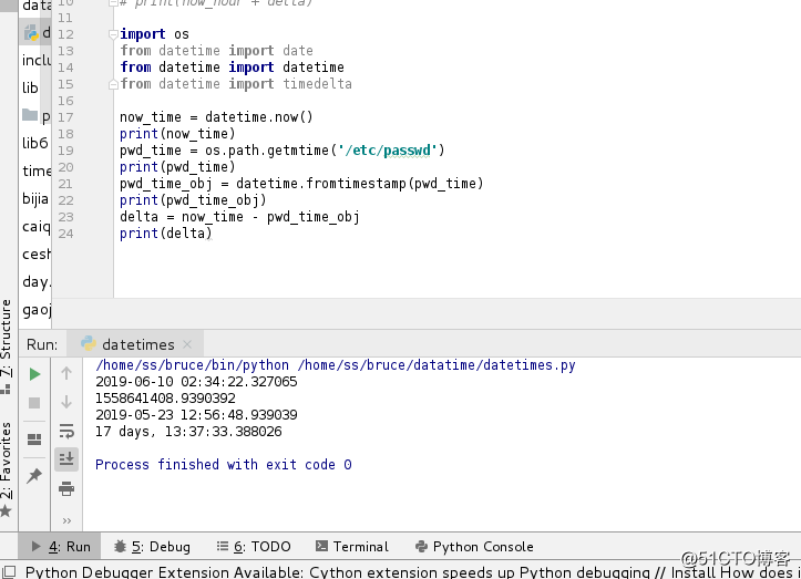 python时间模块datetime模块