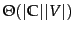 $\Theta(\vert\mathbb{C}\vert\vert V\vert)$