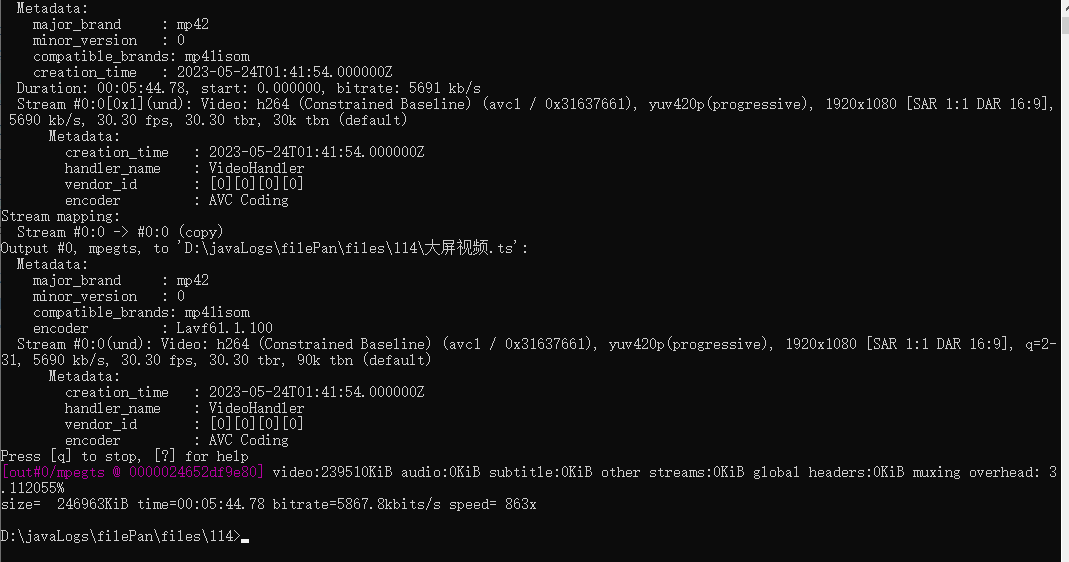 Ffmpeg安装和简单使用插图7 image-20240606133638014