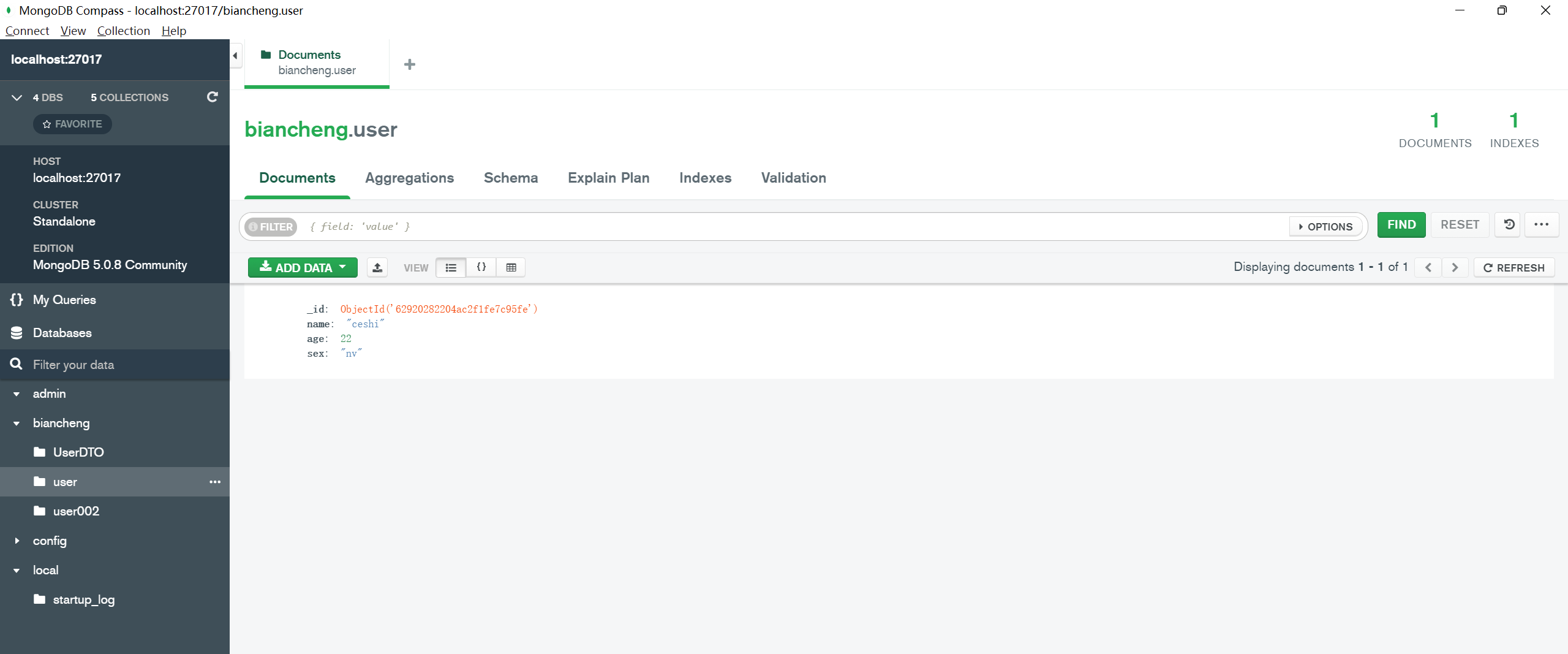 java——spring boot集成MongoDB——示例-CSDN博客