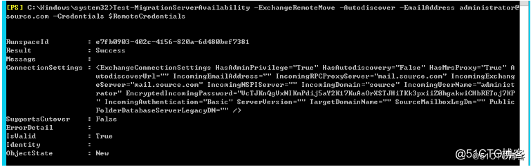 exchange跨林邮箱迁移报错问题