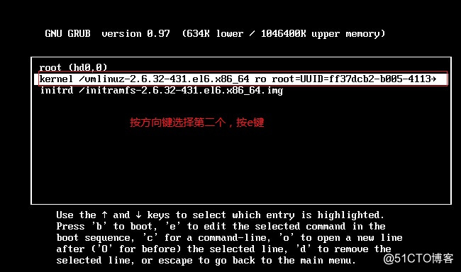 RedHat6重置root密码