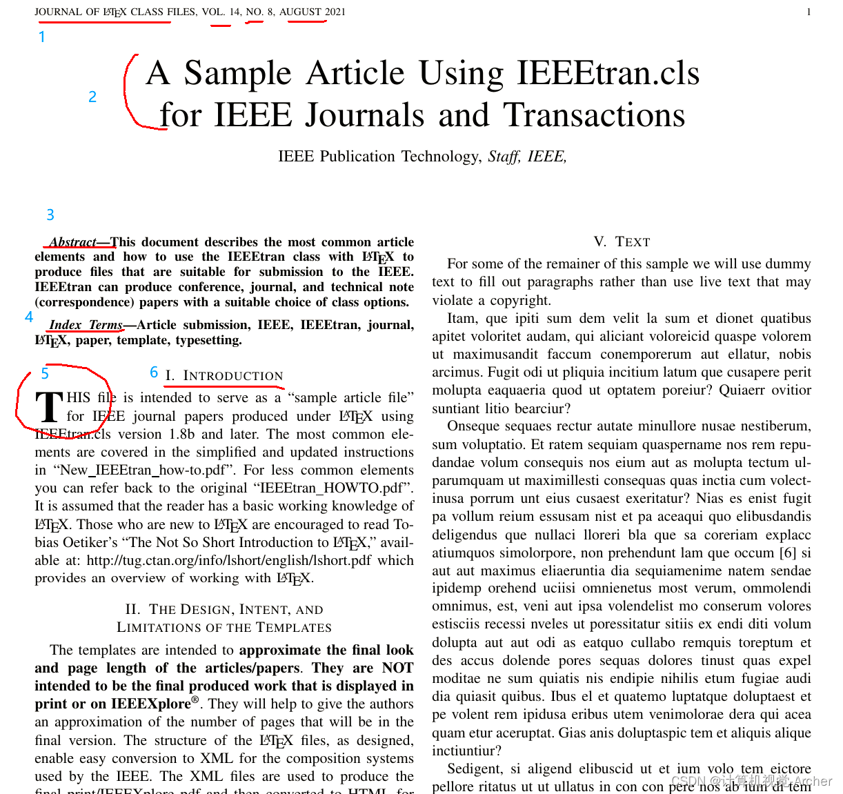 IEEE Transaction期刊模板---特点汇总（一眼看出是IEEE模板）_ieee trans模板-CSDN博客