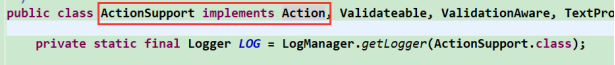 ActionSupport类实现Action