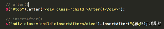 JQuery中html、append、appendTo、after、insertAfter 等使用