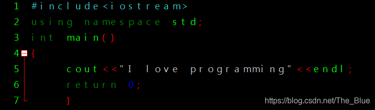 C++语言程序基本结构