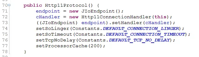 Http11Protocol 构造方法