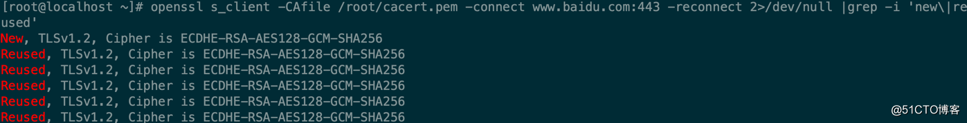 SSL/TLS深度解析--OpenSSL s_client测试子命令