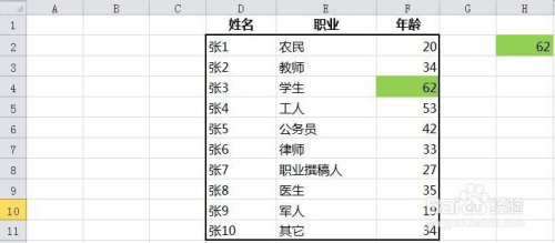 Excel中INDEX函数的使用