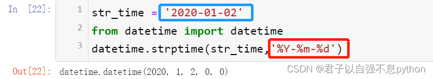 python金融分析小知识(20)——时间序列之strftime与strptime的使用_strftime strptime-CSDN博客