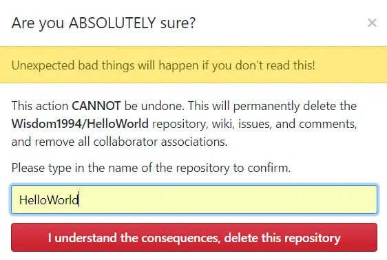 Absolutely sure?