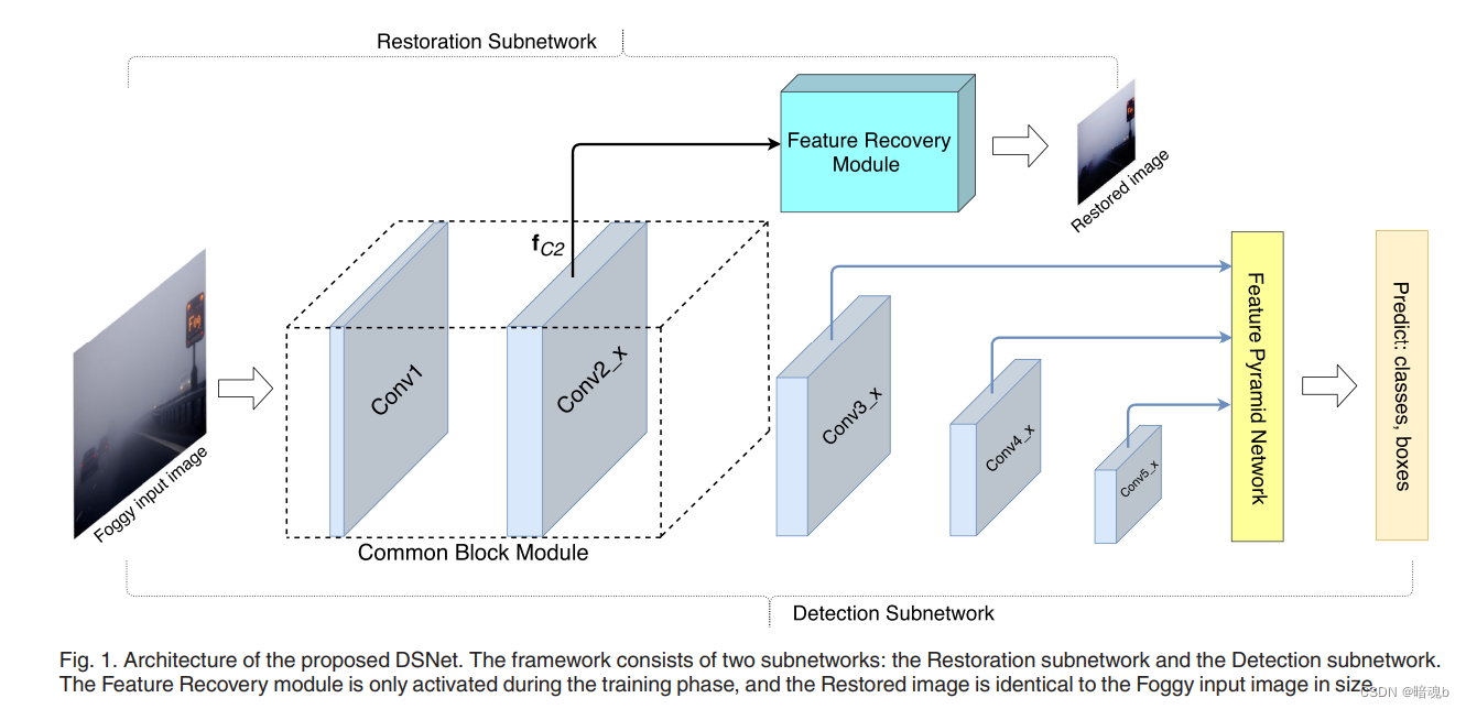 Dsnet Digital DSNet: Joint Semantic Learning for Object Detection in Inclement ...