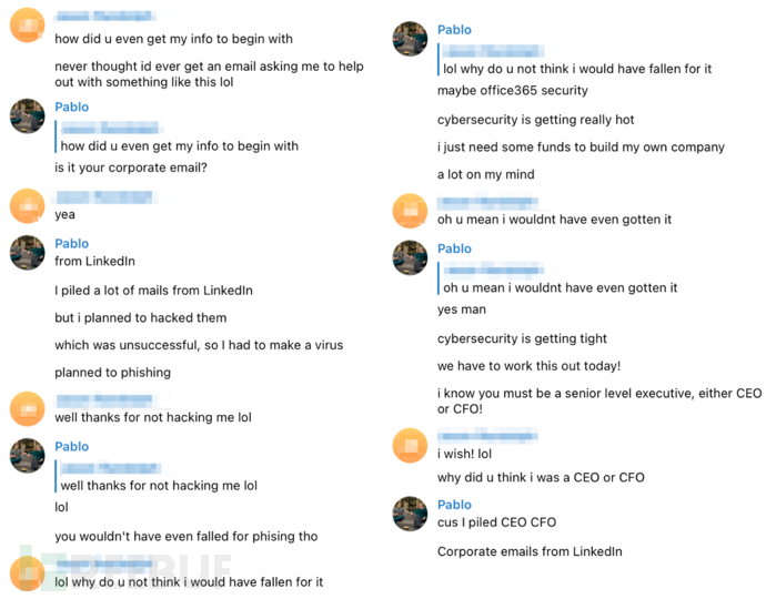 Wannabe
尼日利亚勒索软件攻击者分享方法