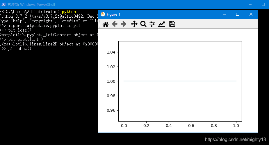 matplotlib之pyplot模块——交互式绘图模式管理(ion()、ioff()、isinteractive())_matplotlib ...