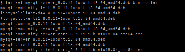 Install MySQL Binary Deb Package