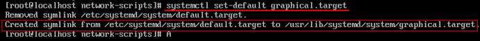 将CentOS 7系统从命令行模式启动转到图形界面模式