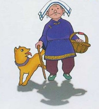 帕帕头上戴