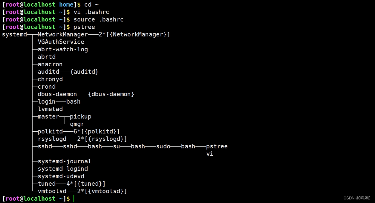 更改Linux系统（我的是centOS7）[root@localhost ~]$的字体颜色样式_centos7 root $-CSDN博客