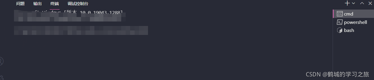 vscode终端截图