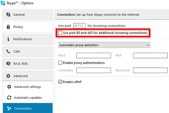 Fixing the WAMP Skype conflict