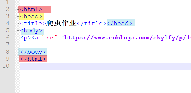 简单的HTML结构 简单的HTML结构