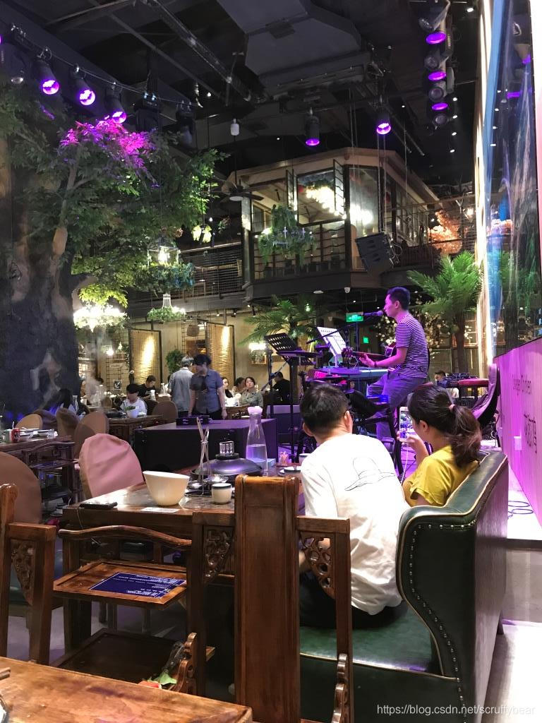 Dinner at Taohualuo Music restaurant