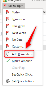 Click "Add Reminder."