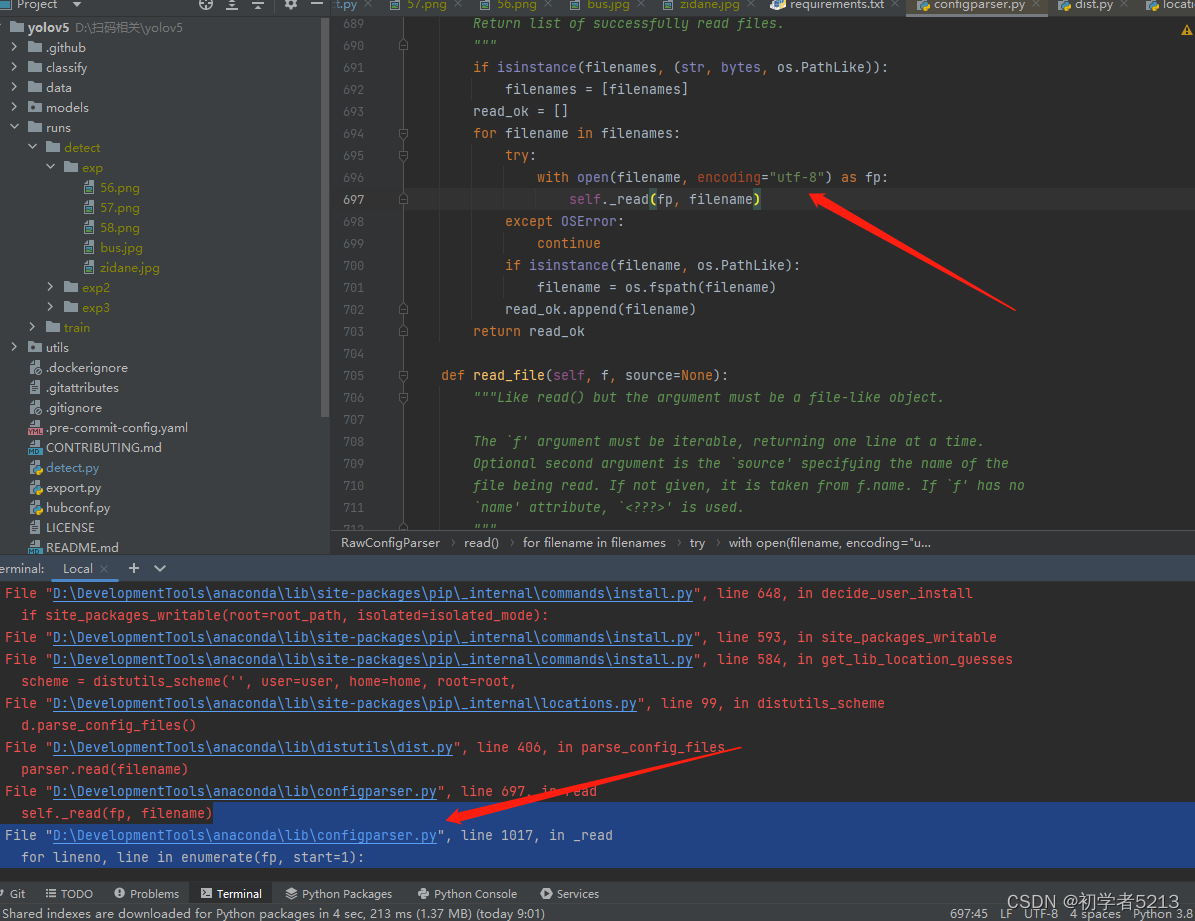 UnicodeDecodeError: ‘gbk‘ codec can‘t decode byte 0x98 in position 1130 ...