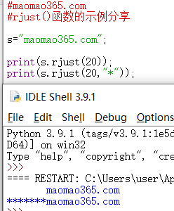 python just函数_Python中字符串之rjust()方法有哪些功能?-CSDN博客