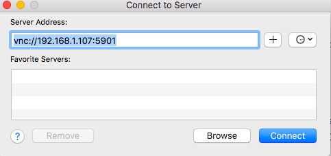 Mac VNC连接