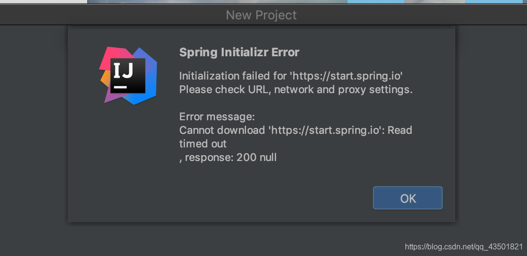 Spring Initialize error 快速创建SpringBoot向导时出现的错误-CSDN博客