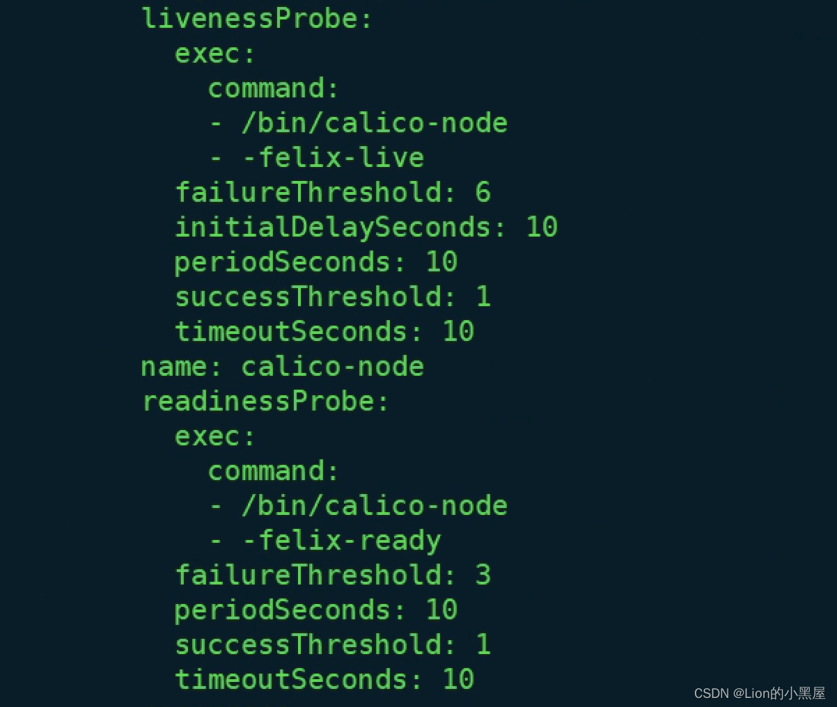 Calico-node探针方式