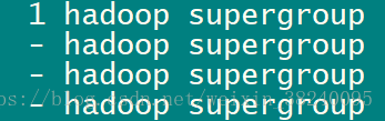 hadoop fs -ls