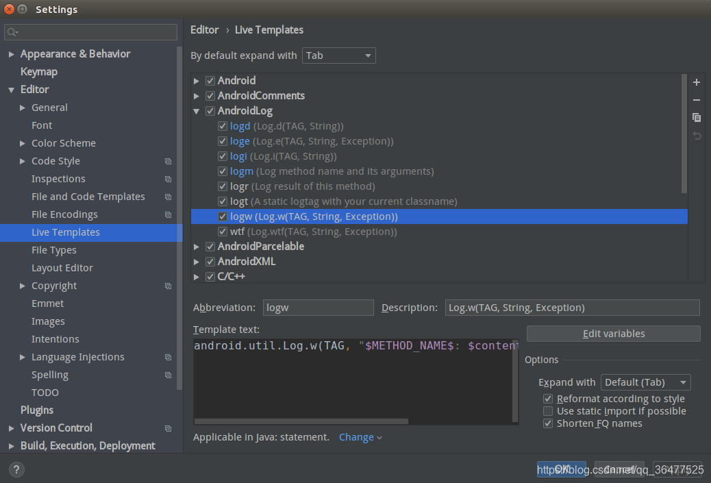 Android 更改log的 tag信息_log.tag-CSDN博客