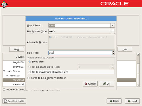Disk Setup Boot