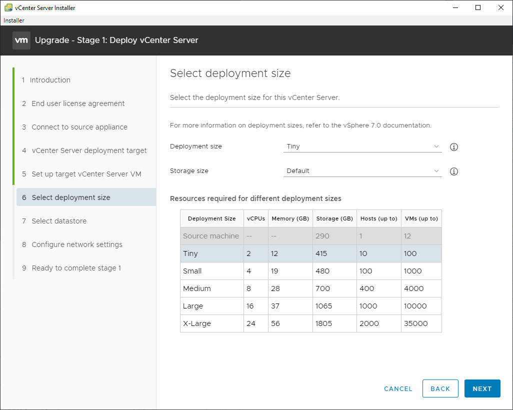 How to upgrade vCenter Server Appliance 6.7 to 7.0_警告: please consider ...