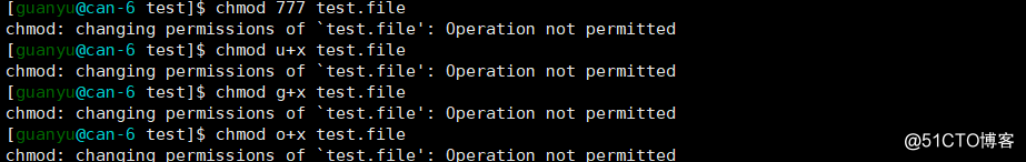 LINUX系统下的普通权限以及几种特殊权限