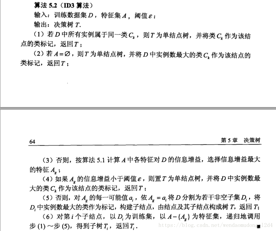 ID3算法流程