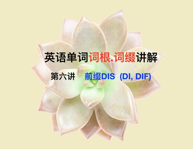 dis的前缀单词有哪些_英语单词II词根词缀记忆法:必背英语前缀DIS (DI, DIF)-CSDN博客