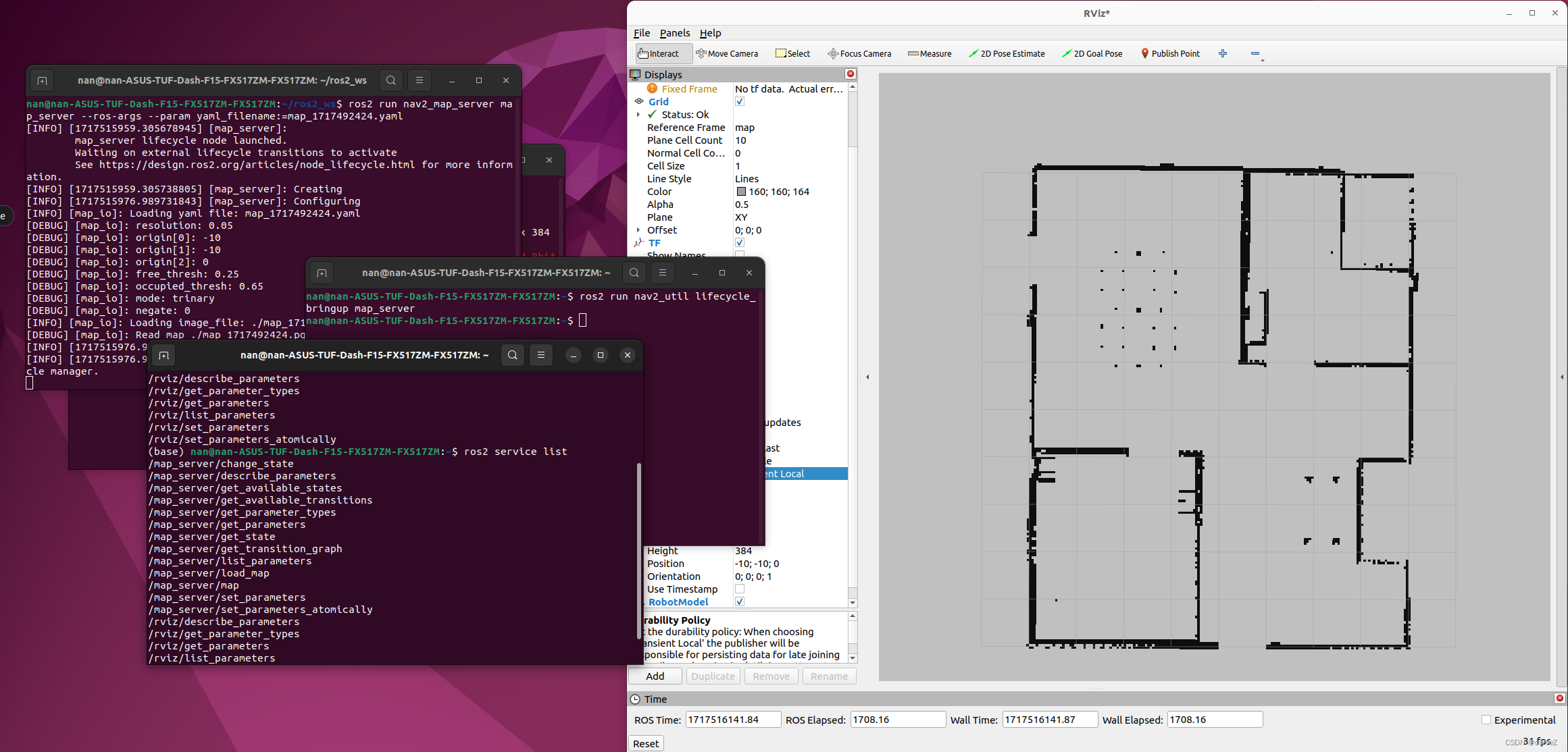 如何在ROS2-Humble 中 load map 并在Rviz中显示出来_ros2 map-CSDN博客