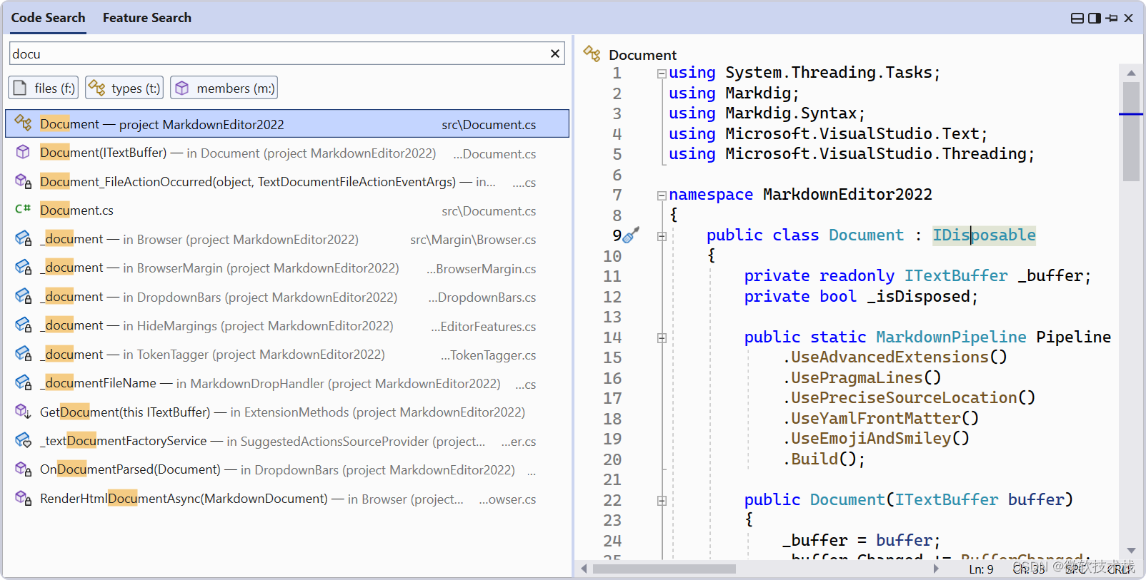 在 Visual Studio 中更好地进行搜索_visual studio 全局搜索-CSDN博客