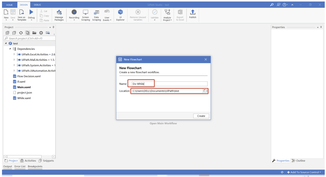 2.5 UiPath循环活动Do While的介绍和使用
