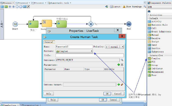 图解oracle <wbr>BPM <wbr>常用Component组件简介