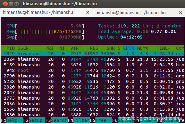 Ubuntu实时监测系统性能工具_ubuntu性能监测工具-CSDN博客