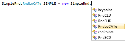 SIMPLE Descriptors