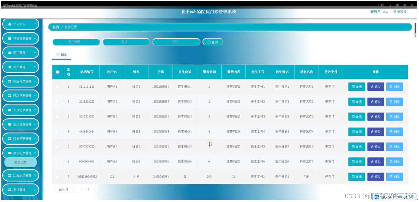 计算机毕设(附源码)JAVA-SSM基于web的医院门诊管理系统_医院管理系统用例图-CSDN博客