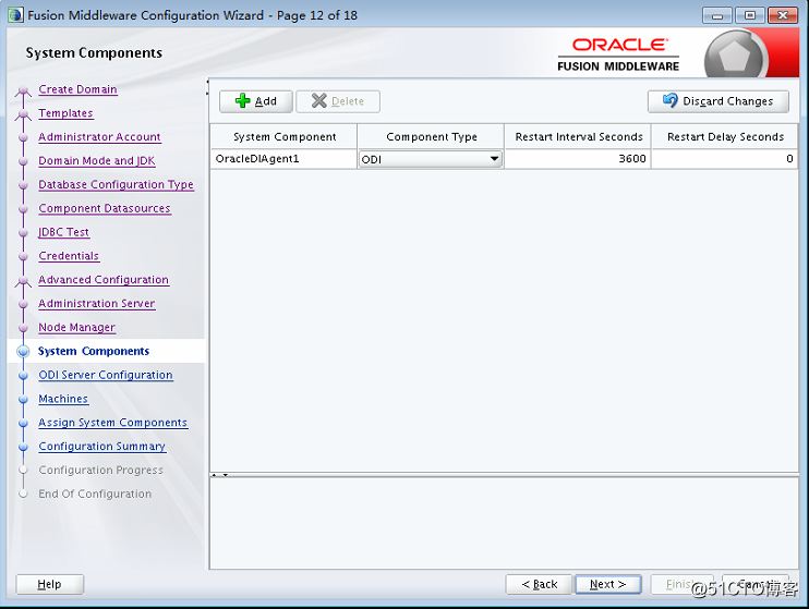 Oracle Data Integrator之代理创建