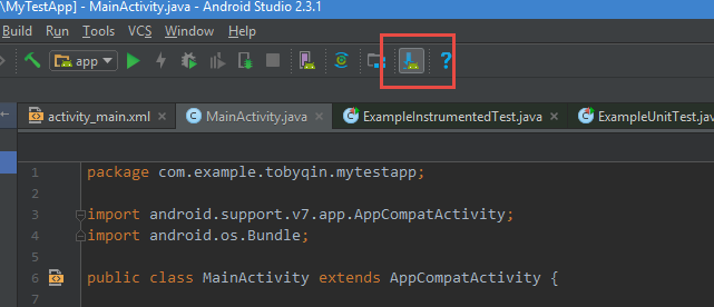 sdk-manager-from-project